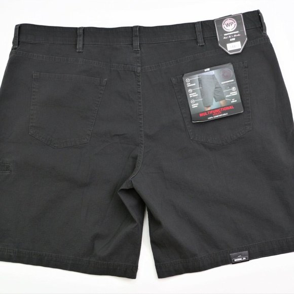 New Weatherproof Men's Ripstop Utility Shorts Size 44 10" Inseam Grey Steel WP - Picture 7 of 12
